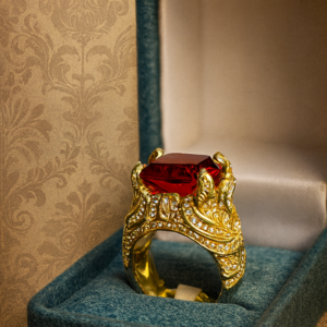 regal red gem ring
